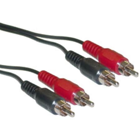 RCA Stereo Audio Cable Dual RCA Male 2 Channel Right And Left 25 Foot